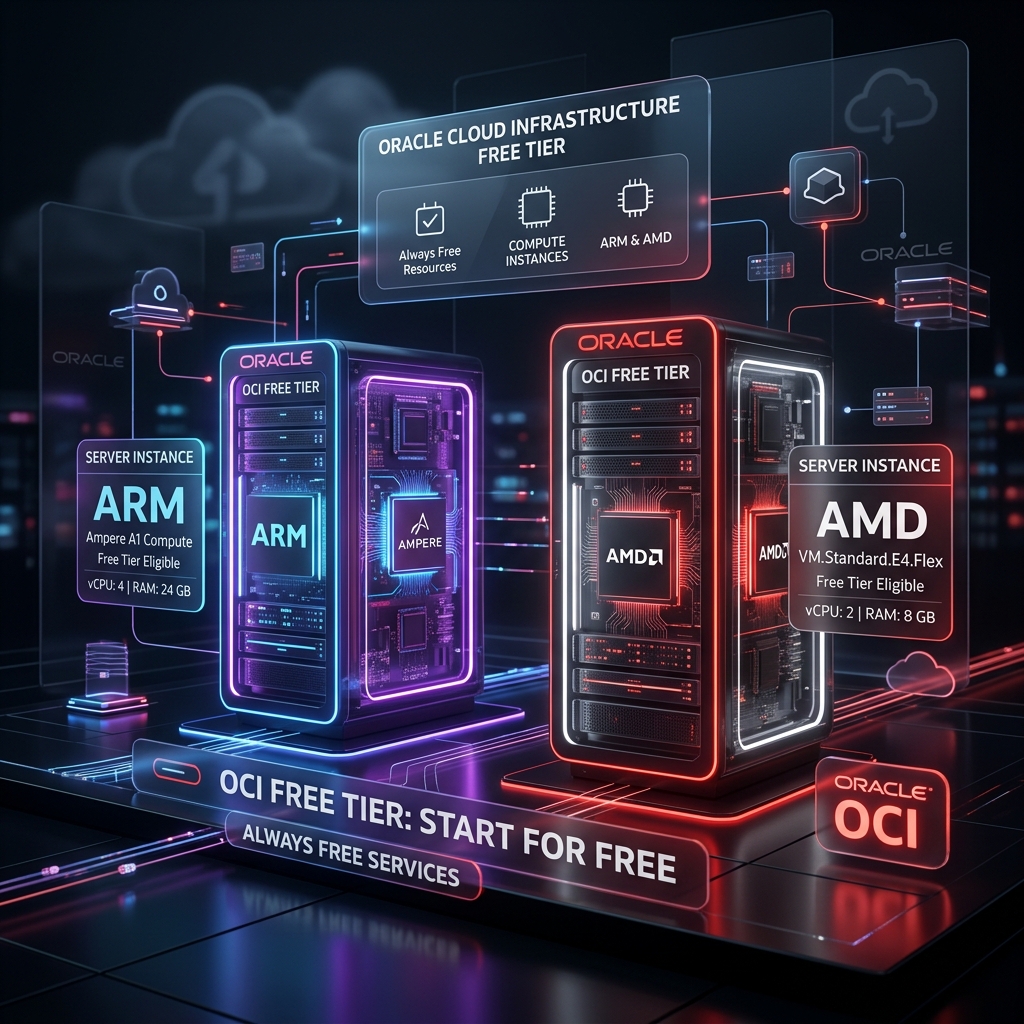 Cómo conseguir instancias gratuitas en Oracle Cloud (ARM y AMD)